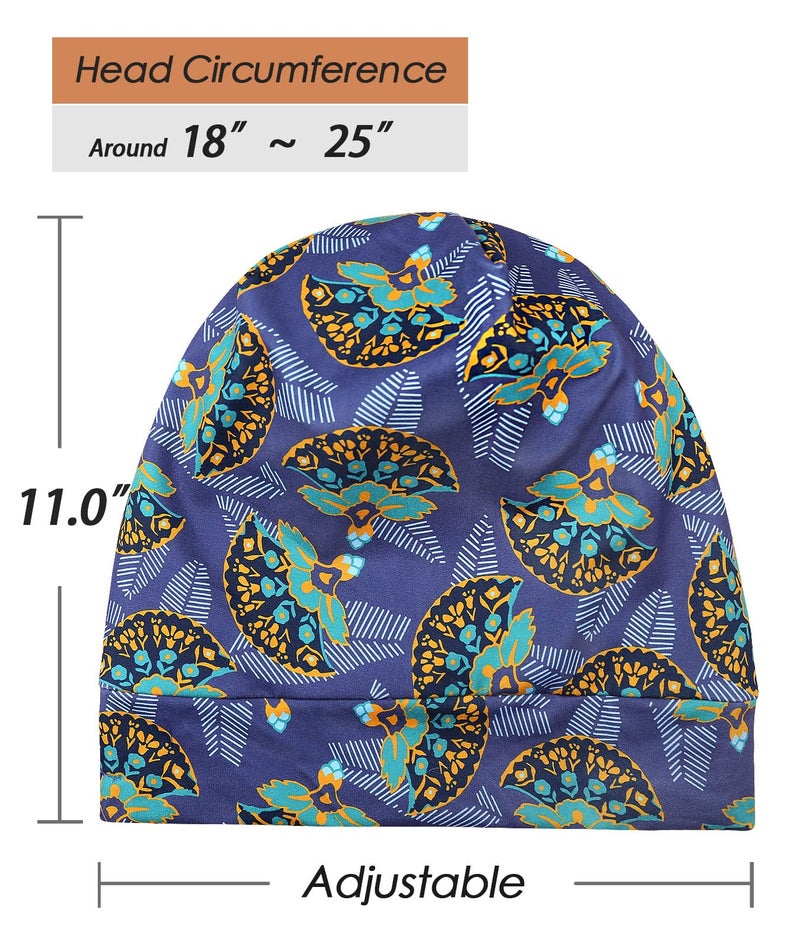 FocusCare Women's Slap Hat,Satin Lining Oversized Natural Hair Sleeping - Image 4